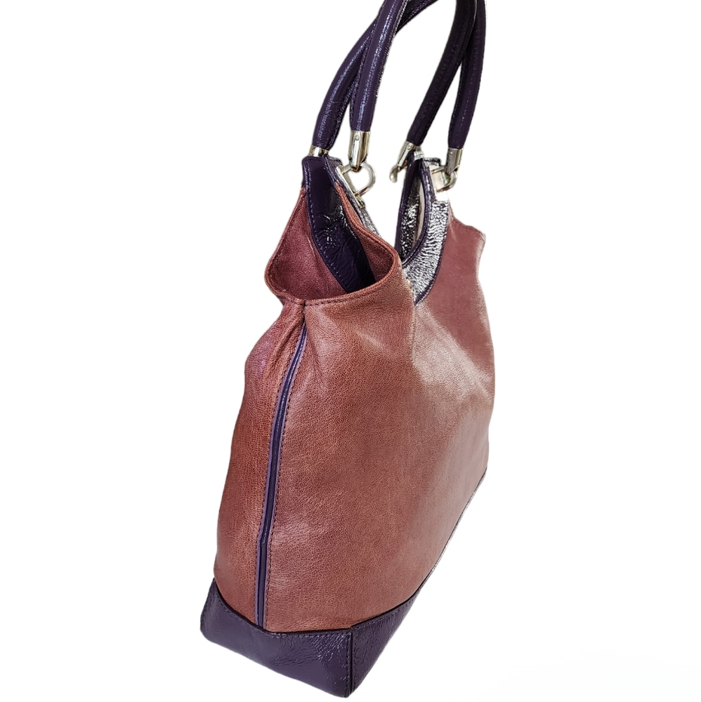 Kate Spade Islington Joanna Amethyst Purple Patent Leather Tote Medium Size - Picture 6 of 16